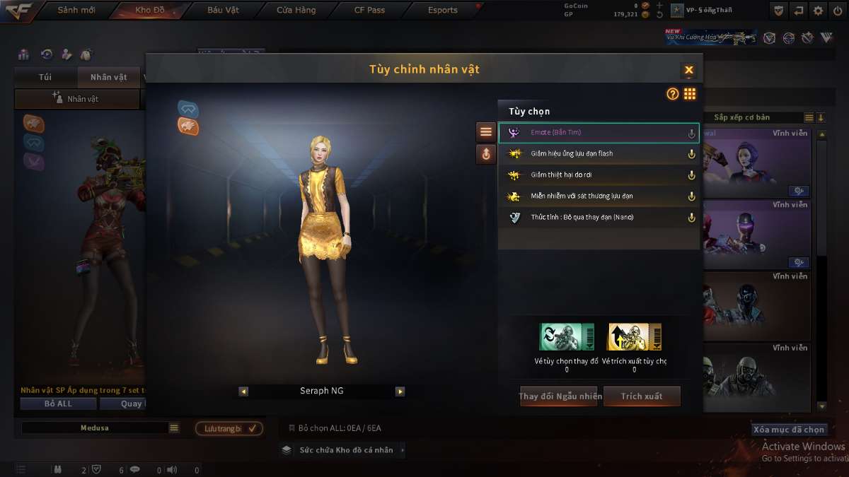 shop acc cf uy tin gia re